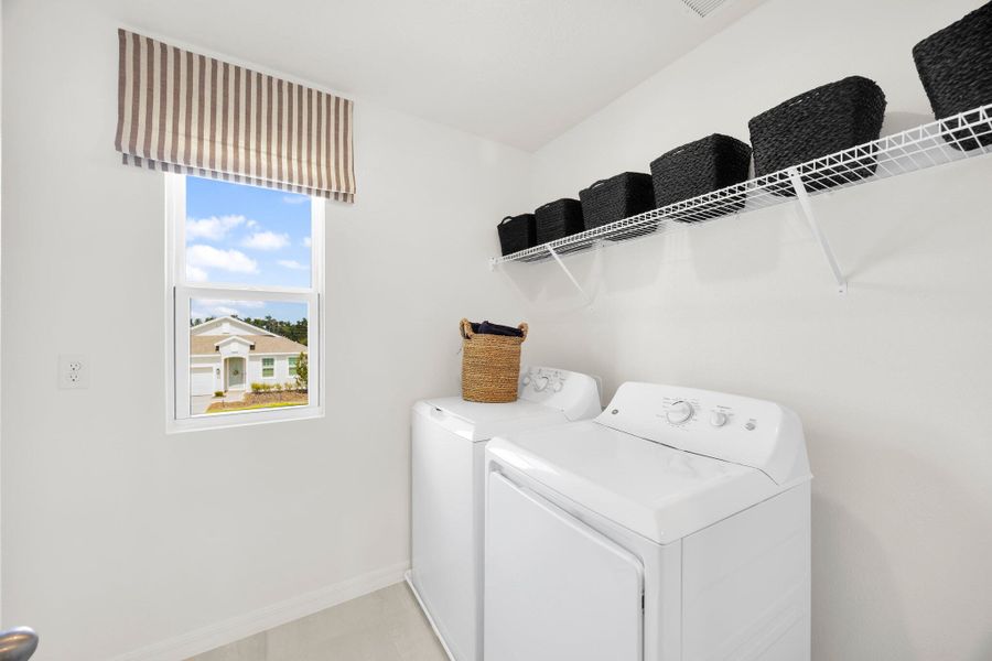Representative furnished interior of a home built from the Finn by Risewell Homes in Eagletail Landings, Howey-in-the-Hills (Image 17).