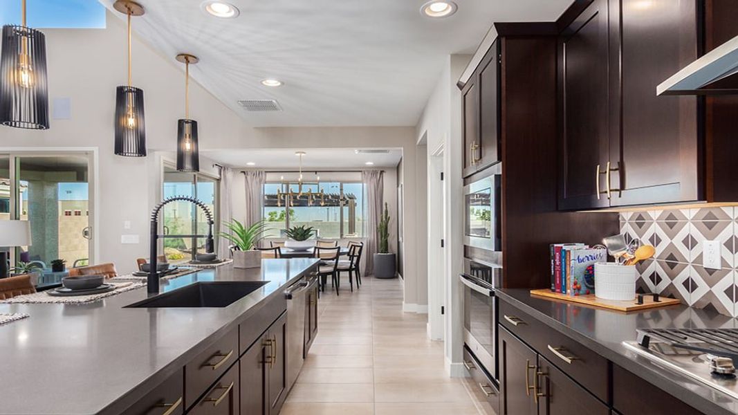 Representative furnished interior of a home built from the Pinnacle by Taylor Morrison in Paradisi Encore Collection, Surprise (Image 7).