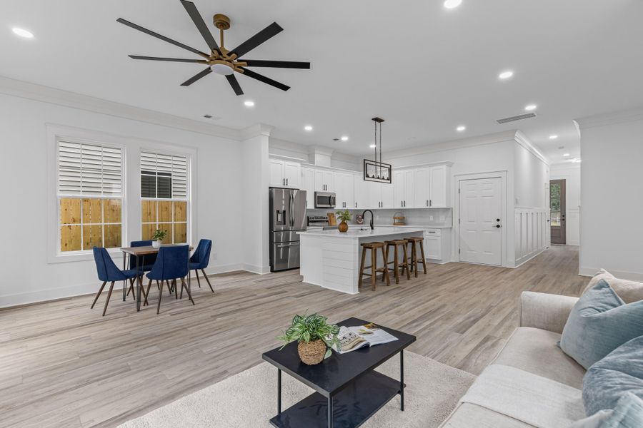 Furnished interior view inside a new home in , North Charleston (Image 13).