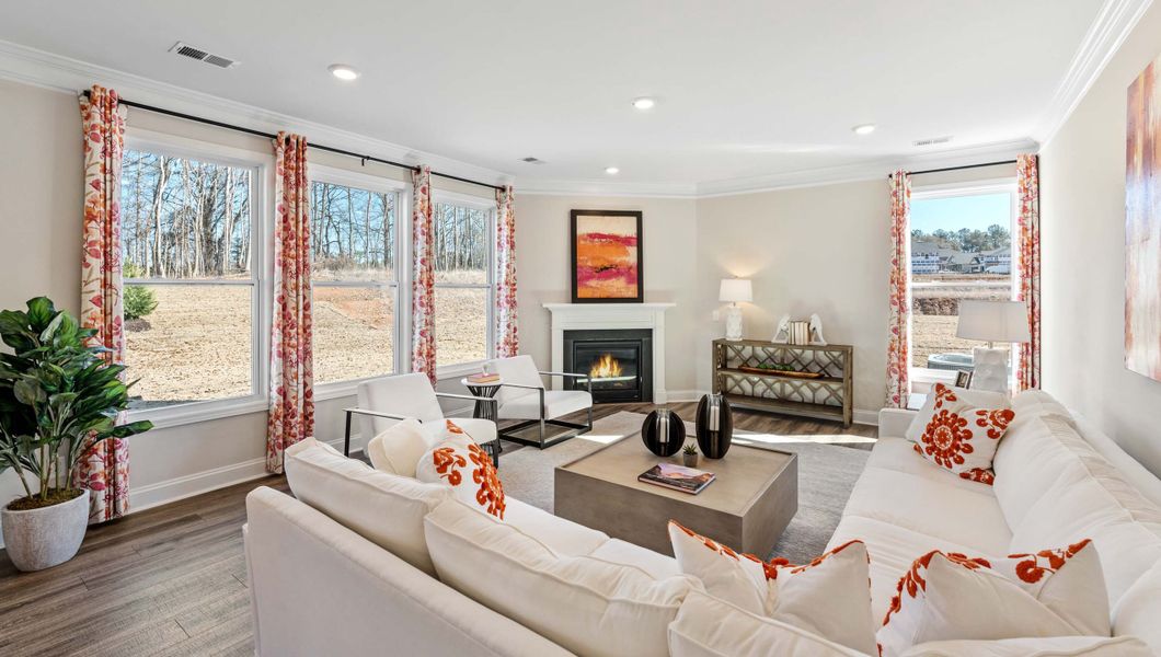 Furnished interior view inside a new home in Campbell Ridge, Piedmont (Image 16).