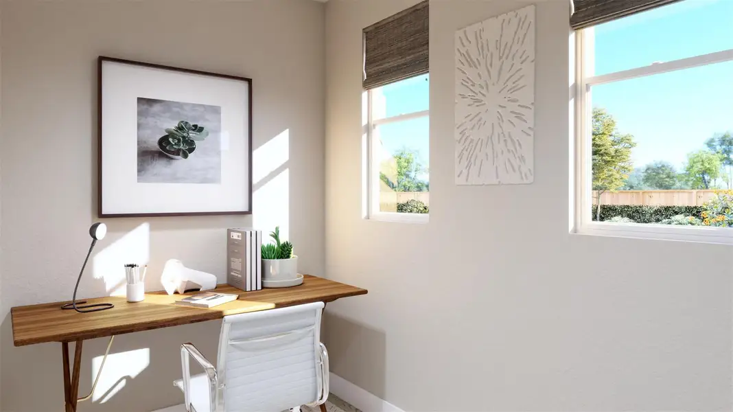 Furnished interior view inside a new home in Lariat, Liberty Hill (Image 6). Furnished interior view inside a new home in Lariat, Liberty Hill (Image 6).