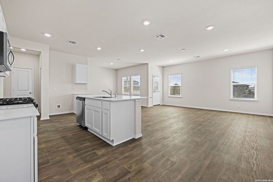 Furnished interior view inside a new home in Redbird Ranch, San Antonio (Image 10).