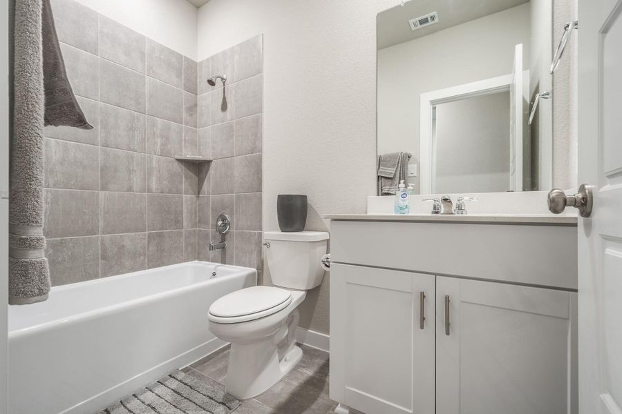 Furnished interior view inside a new home in Heights of Barbers Hill, Baytown (Image 34).