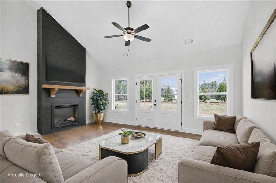 Furnished interior view inside a new home in , Rockmart (Image 5).