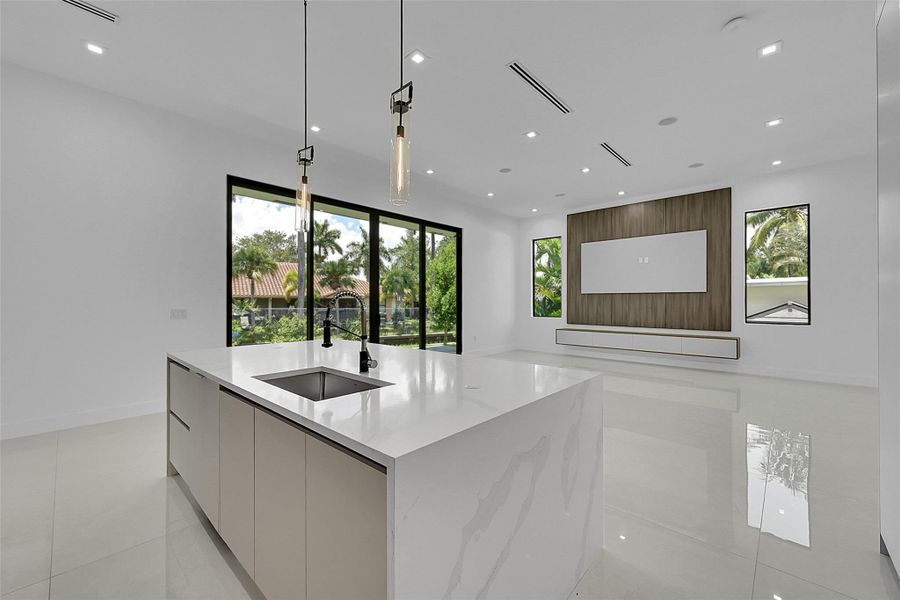 Furnished interior view inside a new home in , Wilton Manors (Image 13).