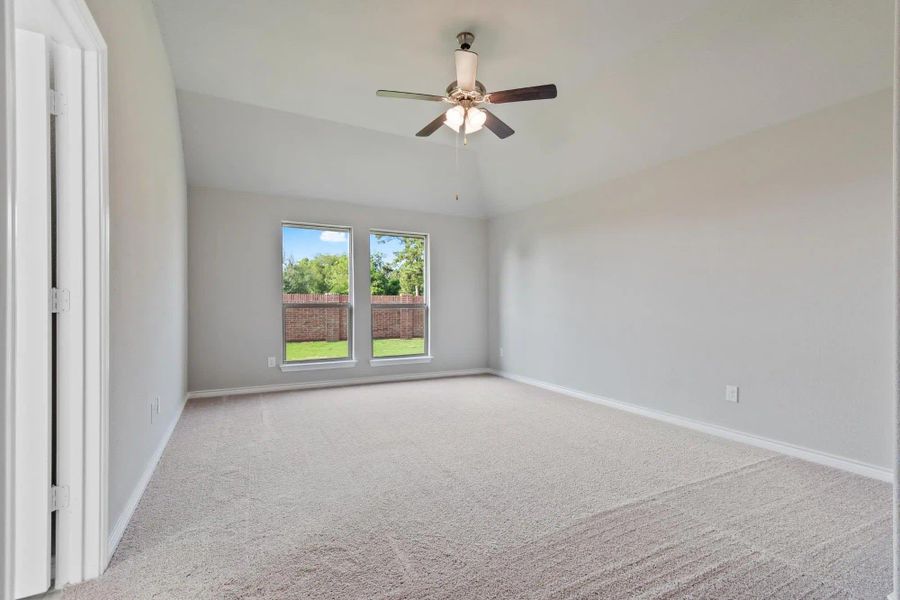 Primary Bedroom | Concept 2393 at Lovers Landing in Forney, TX by Landsea Homes