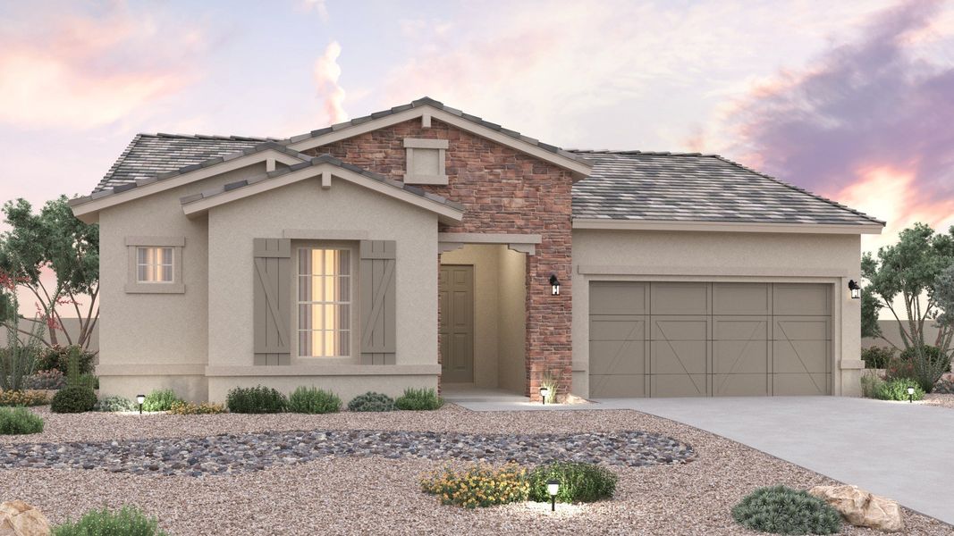 Elevation B – Ranch Hacienda Elevation B – Ranch Hacienda