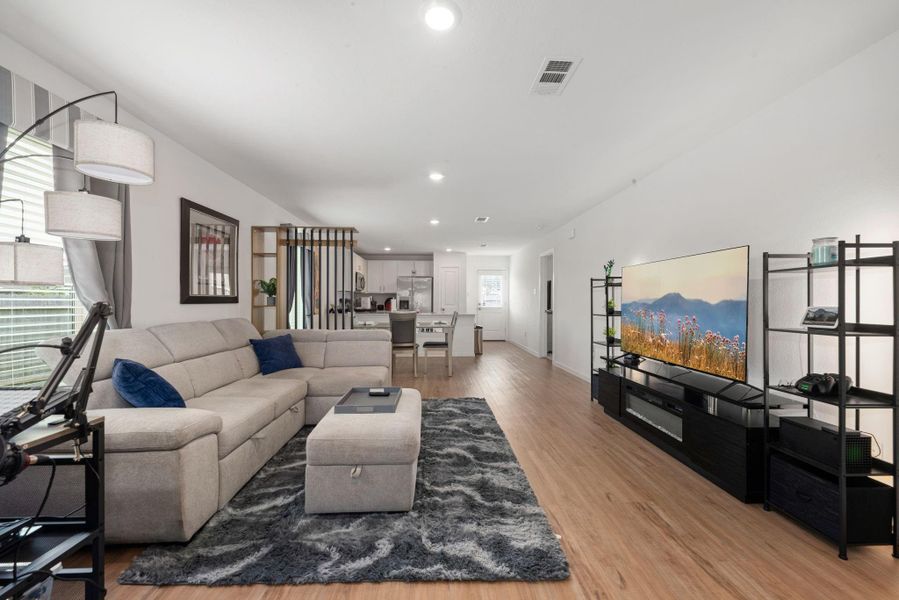 Furnished interior view inside a new home in , Splendora (Image 8).
