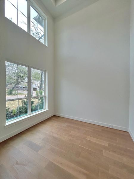 Private Study on the First Floor. Construction photo as of 2/26/2026