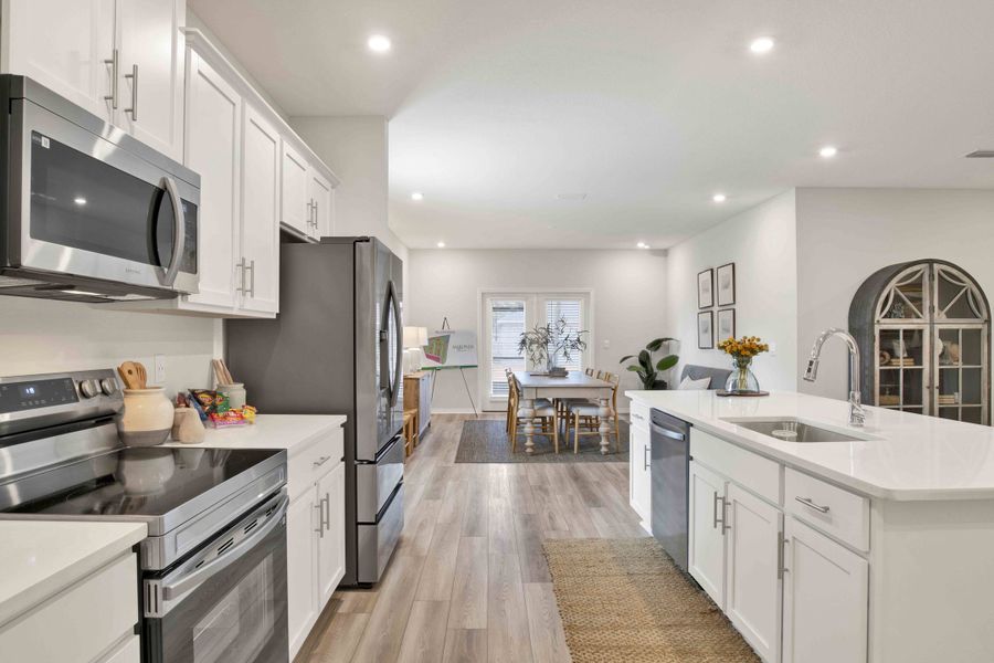 Furnished interior view inside a new home in Bellview Pointe, Pensacola (Image 5).