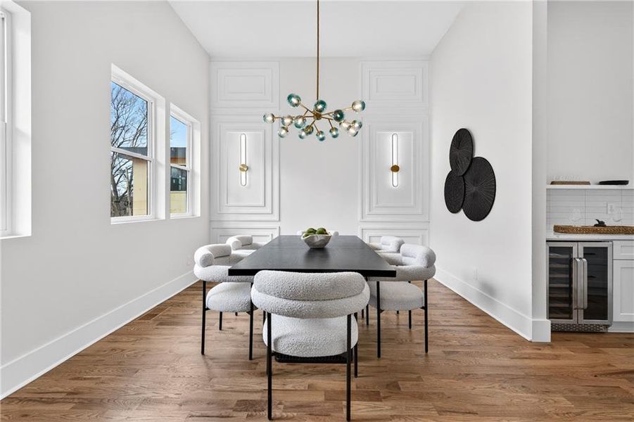 Furnished interior view inside a new home in , Atlanta (Image 40).