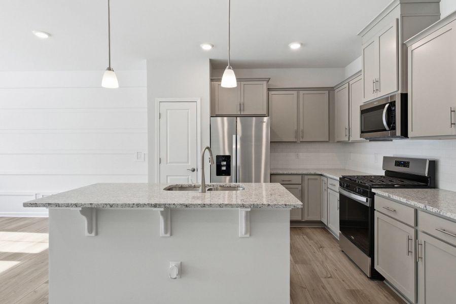 Furnished interior view inside a new home in Flemingfield, Greensboro (Image 10).