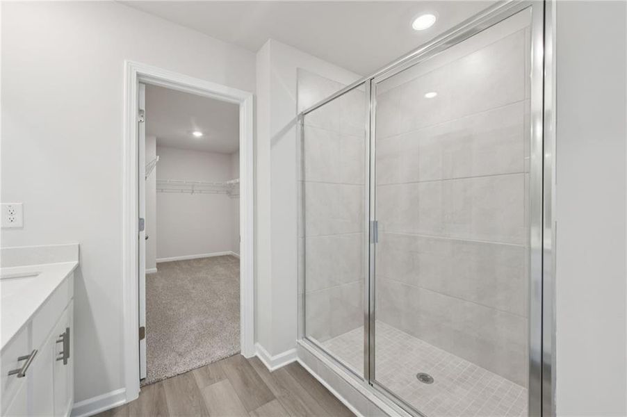 Furnished interior view inside a new home in Preserve at Mountain Creek, Pendergrass (Image 15).