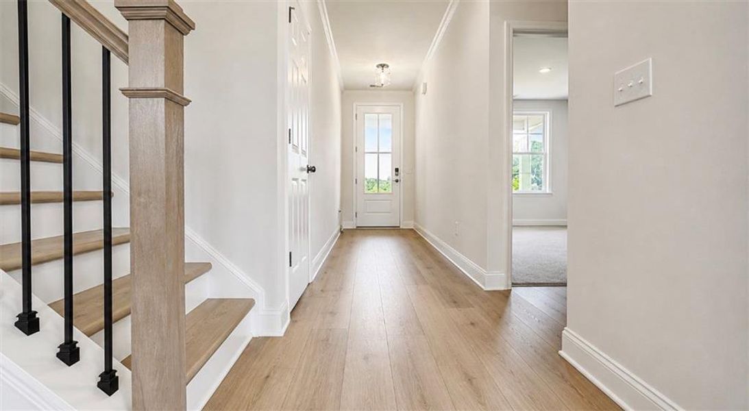 Spacious, unfurnished interior of a new home in Wehunt Meadows, Hoschton (Image 14). Spacious, unfurnished interior of a new home in Wehunt Meadows, Hoschton (Image 14).
