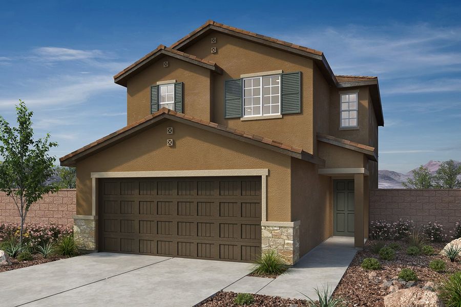 Exterior C with stone