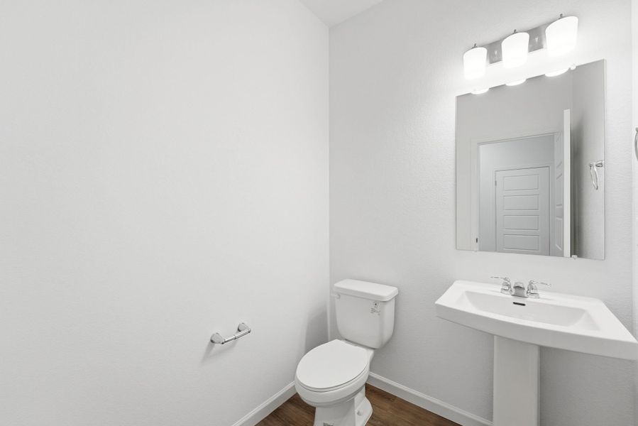 Furnished interior view inside a new home in Trailstone Townhomes - The Westerly Collection, Arvada (Image 9).