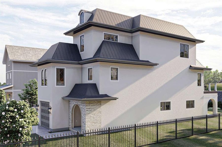 Front exterior of a new home in , Tampa, FL, highlighting curb appeal (Image 20).