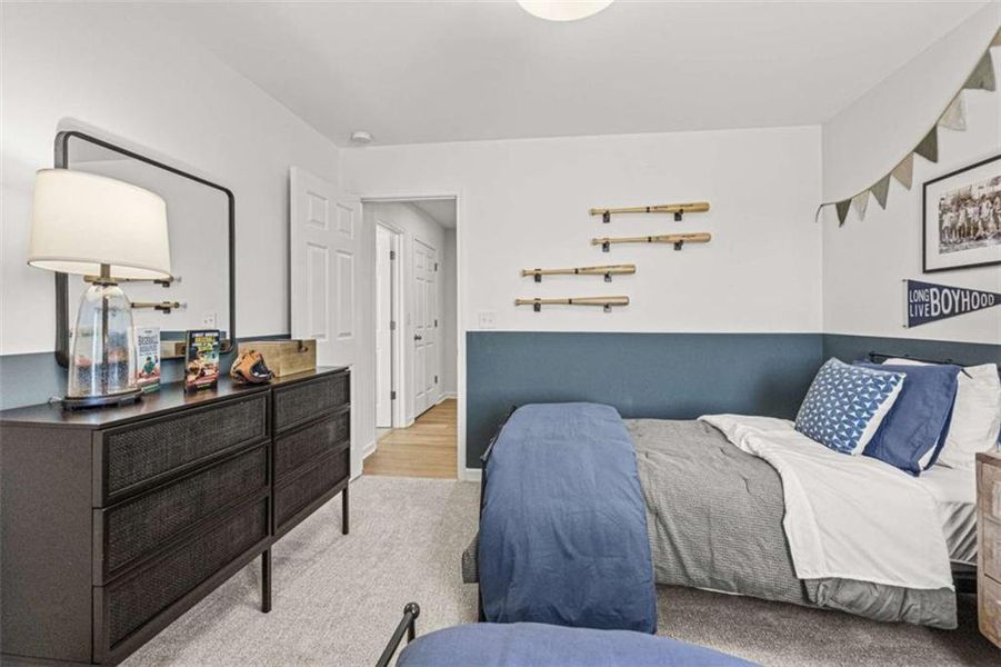 Furnished interior view inside a new home in Wehunt Meadows, Hoschton (Image 38).