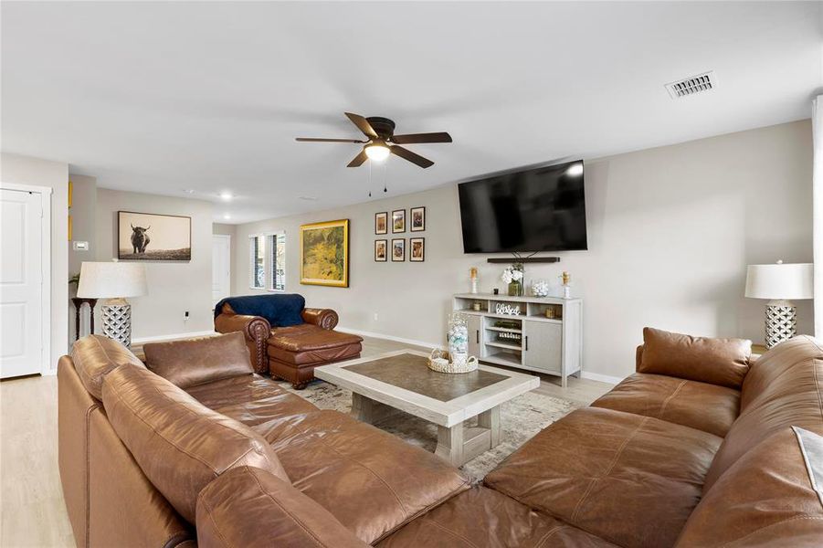 Furnished interior view inside a new home in Spiritas Ranch, Little Elm (Image 17).