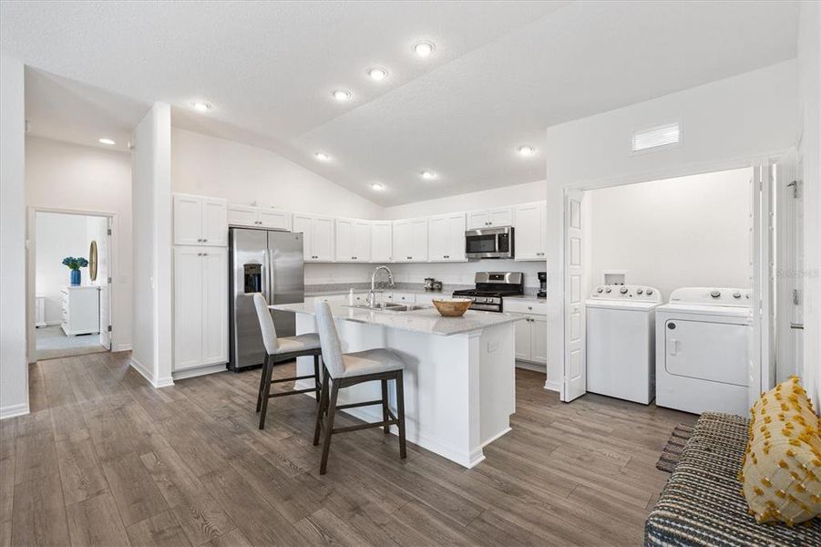 Furnished interior view inside a new home in , The Villages (Image 6). Furnished interior view inside a new home in , The Villages (Image 6).