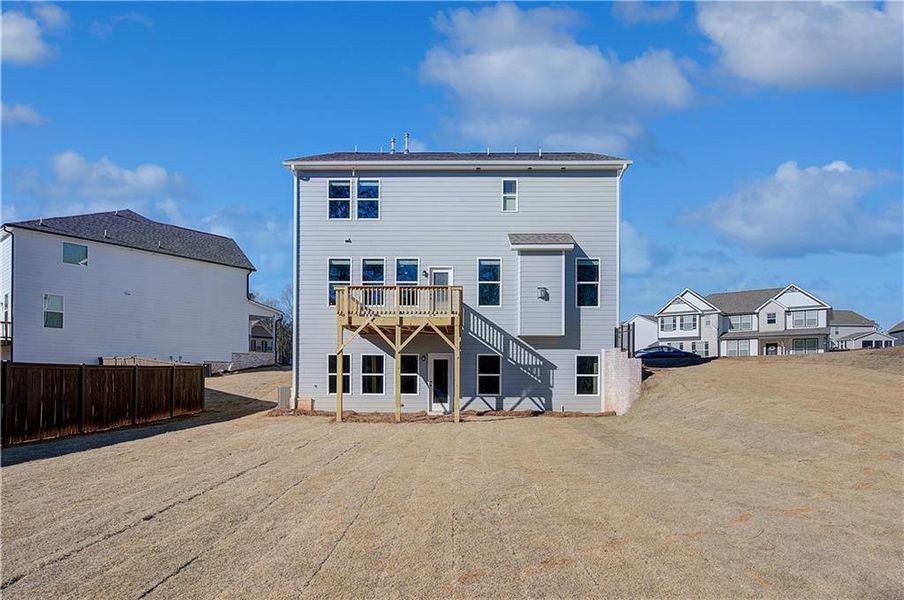 Exterior details and patio area of a home in Kingston, Locust Grove (Image 3).