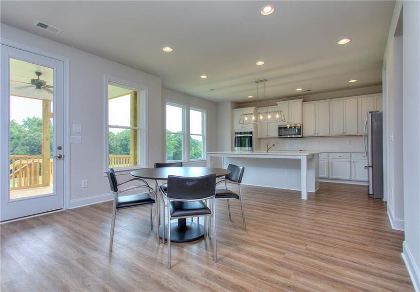 Furnished interior view inside a new home in , Homer (Image 9).