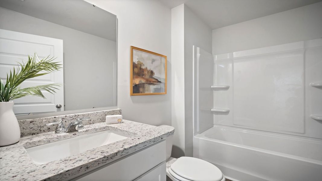 Furnished interior view inside a new home in The Groves at Bees Creek, Ridgeland (Image 18).