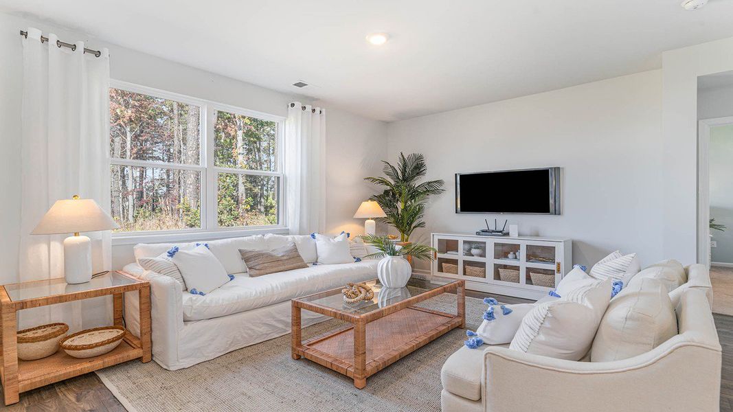 Representative furnished interior of a home built from the CALI by D.R. Horton in Harper Meadows, Loris (Image 24).