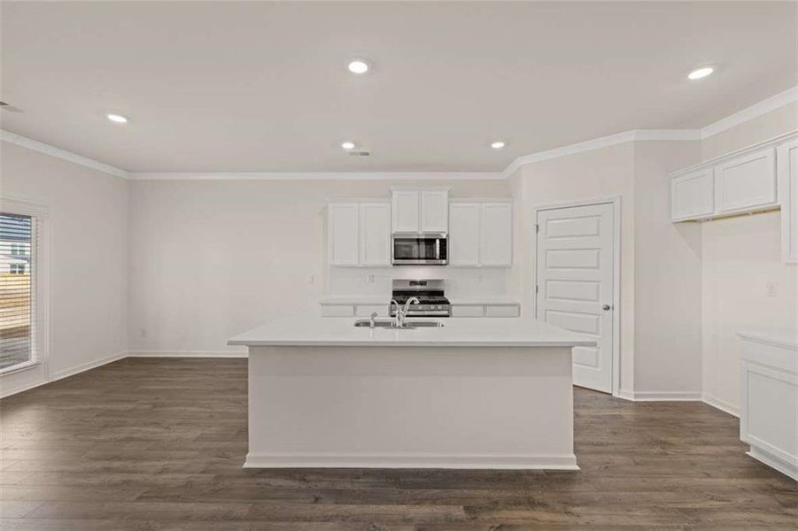 Furnished interior view inside a new home in Independence, Loganville (Image 9). Furnished interior view inside a new home in Independence, Loganville (Image 9).