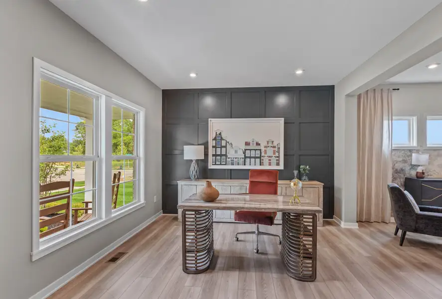 Representative furnished interior of a home built from the Breckenridge by Fischer Homes in Twin Lakes, Hoschton (Image 4).