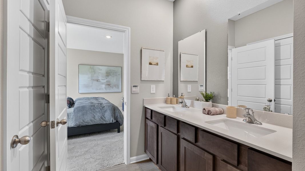 Furnished interior view inside a new home in Copes Landing, Jacksonville (Image 16).
