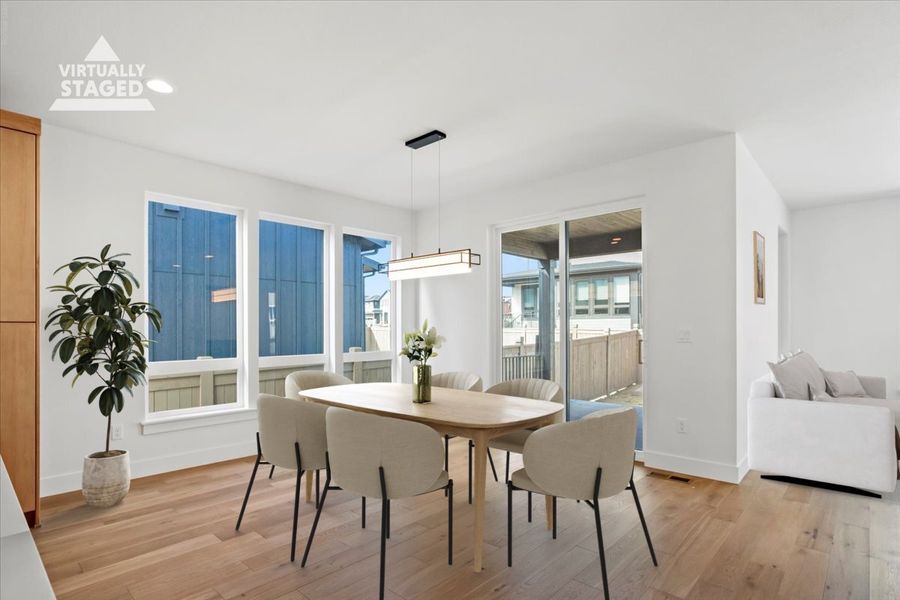 Furnished interior view inside a new home in West Grange, Longmont (Image 10).