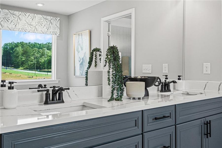 Furnished interior view inside a new home in Fern Hollow, Buford (Image 8).