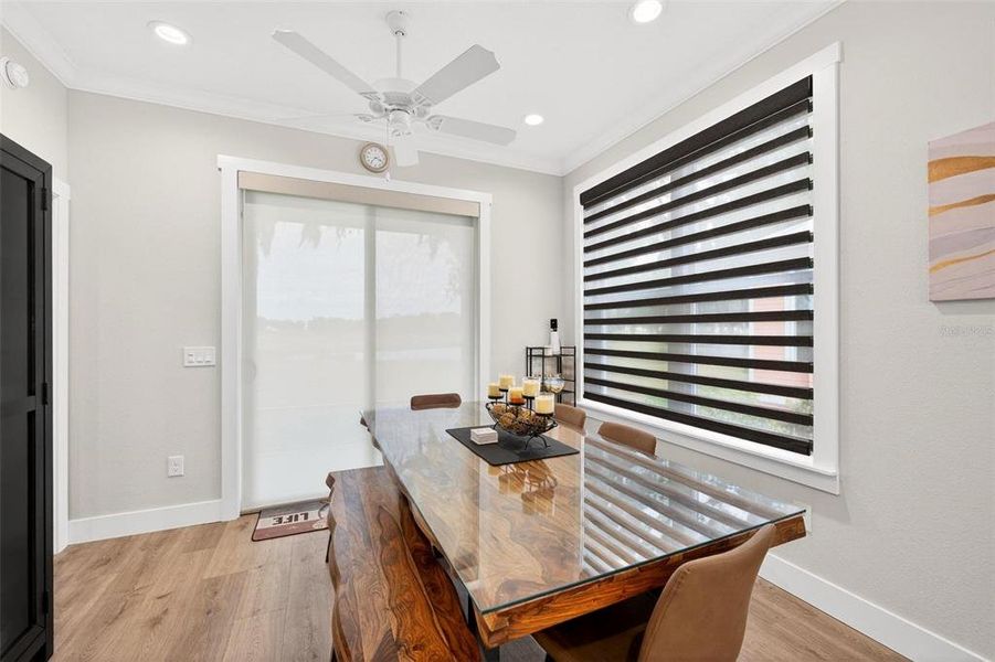 Furnished interior view inside a new home in , Oxford (Image 8).