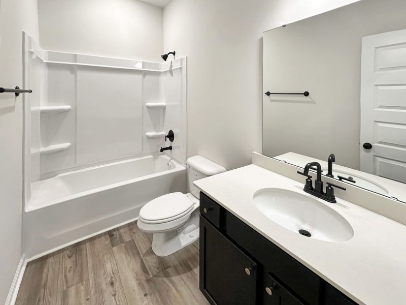 Furnished interior view inside a new home in Doctor's Creek, Ludowici (Image 8). Furnished interior view inside a new home in Doctor's Creek, Ludowici (Image 8).