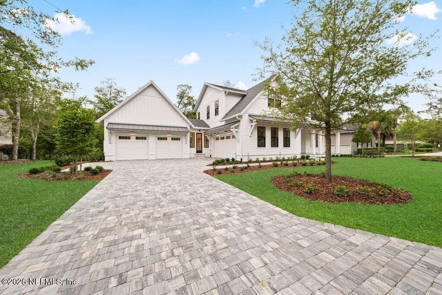 Front exterior of a new home in , Jacksonville, FL, highlighting curb appeal (Image 36).