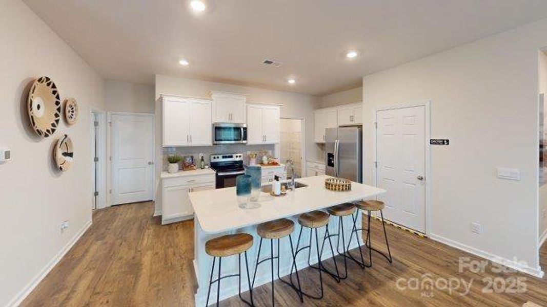 Furnished interior view inside a new home in Falls at Hickory, Hickory (Image 6).