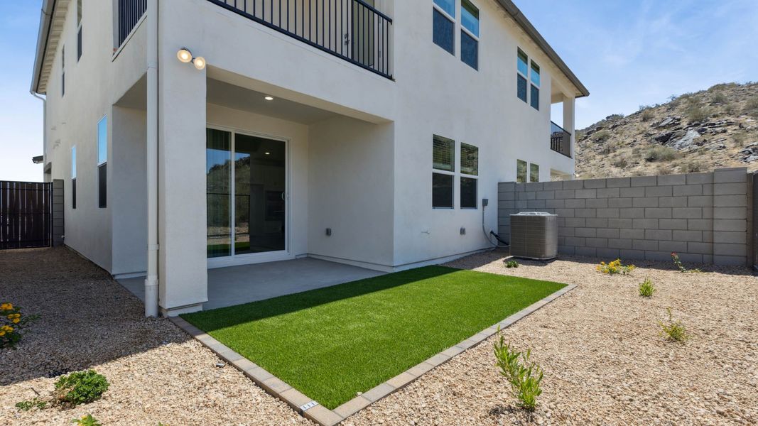 Exterior details and patio area of a home in Avance, Phoenix (Image 4).