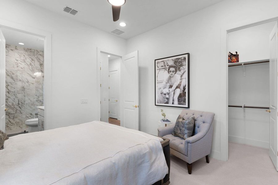Furnished interior view inside a new home in Enchanted Bluff, Garden Ridge (Image 49).