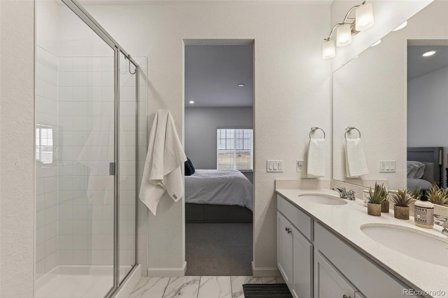 Furnished interior view inside a new home in Anthology North, Parker (Image 35).