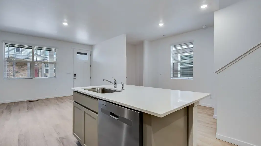 Furnished interior view inside a new home in Settlers Crossing, Commerce City (Image 4). Furnished interior view inside a new home in Settlers Crossing, Commerce City (Image 4).