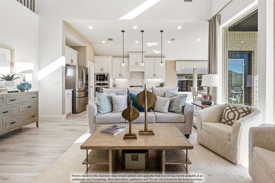 Furnished interior view inside a new home in Ridge Ranch, Mesquite (Image 12).