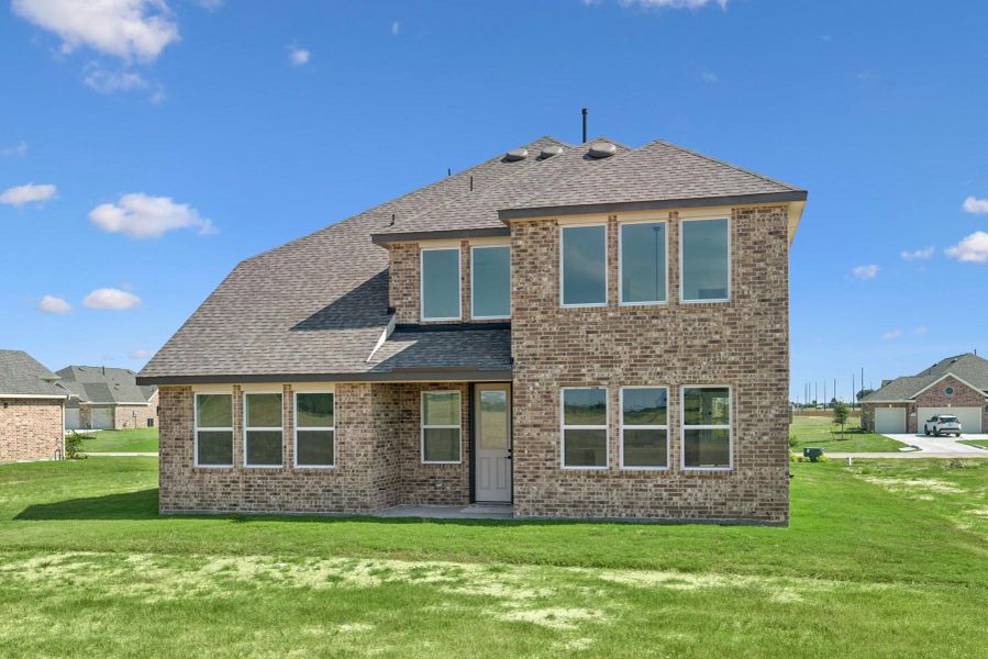 Lovely backyard with covered patio Lovely backyard with covered patio
