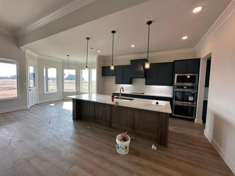 Furnished interior view inside a new home in Eagle Ridge Estates, Weatherford (Image 7). Furnished interior view inside a new home in Eagle Ridge Estates, Weatherford (Image 7).