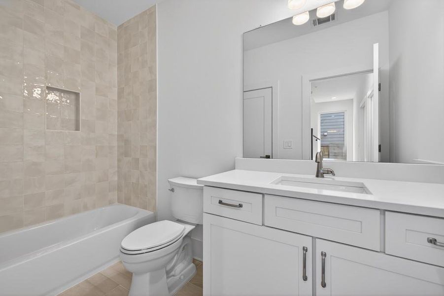 Furnished interior view inside a new home in , Decatur (Image 13).