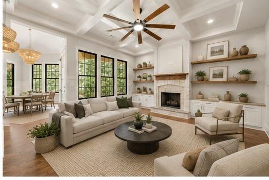 Furnished interior view inside a new home in , Dawsonville (Image 16). Furnished interior view inside a new home in , Dawsonville (Image 16).