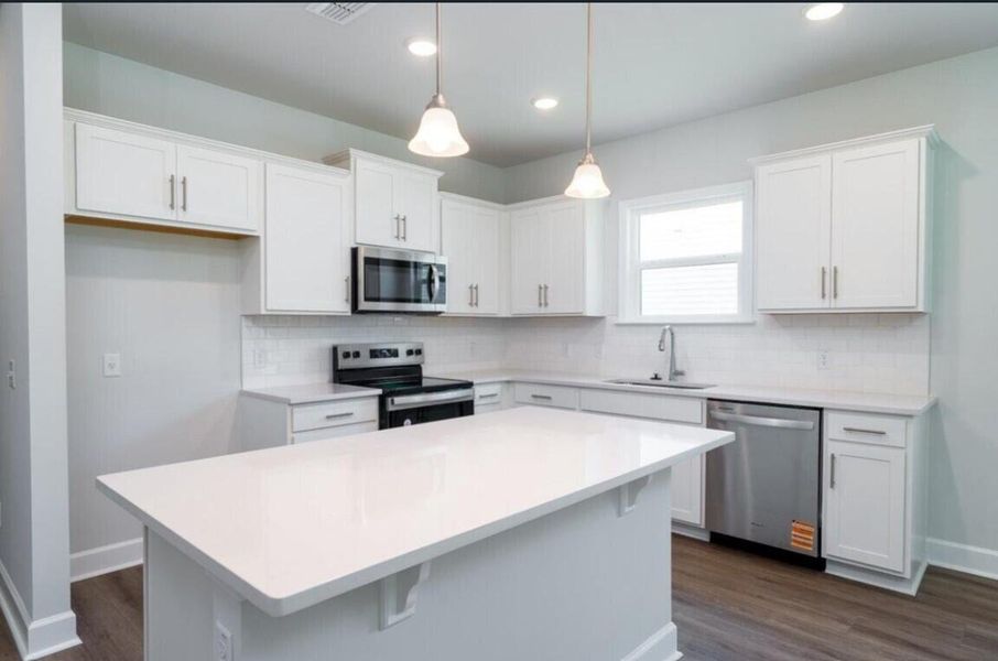 Furnished interior view inside a new home in Cedar Glen Preserve, Huger (Image 3). Furnished interior view inside a new home in Cedar Glen Preserve, Huger (Image 3).
