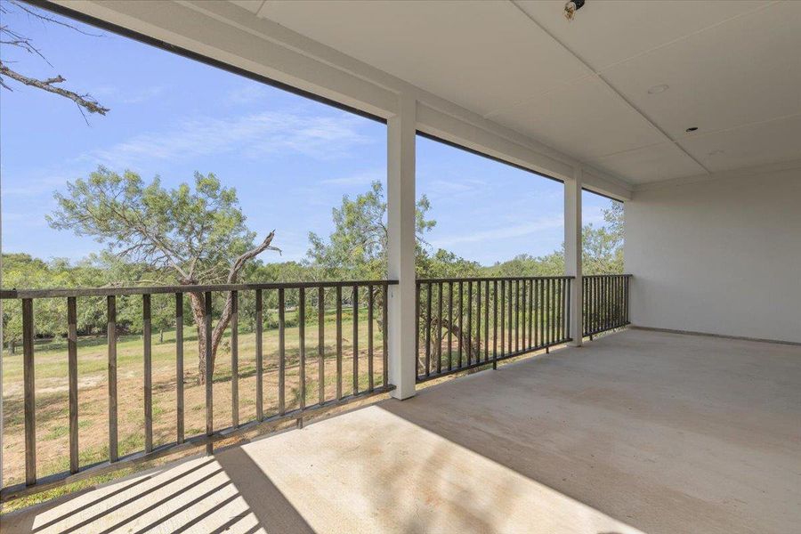 Exterior details and patio area of a home in , Bastrop (Image 21).