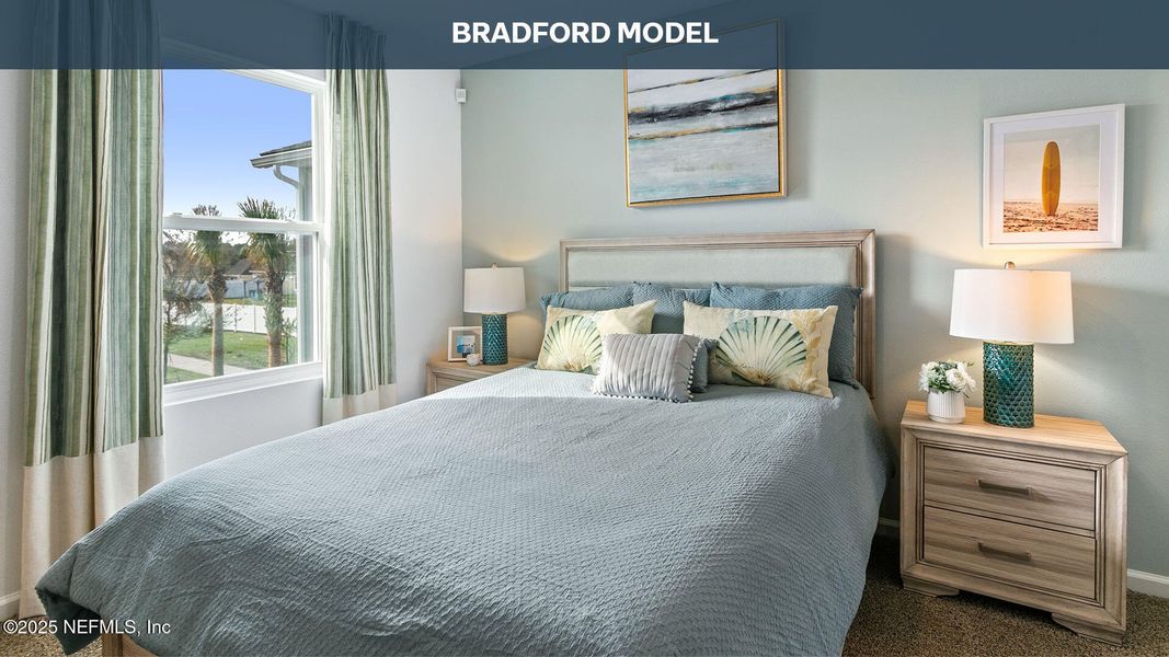 Furnished interior view inside a new home in Liberty Cove, Yulee (Image 7). Furnished interior view inside a new home in Liberty Cove, Yulee (Image 7).