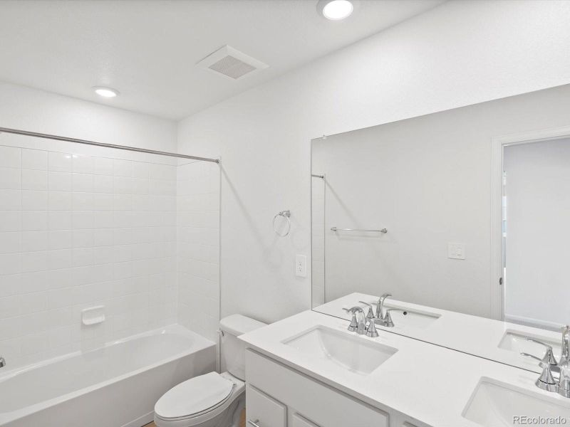 Furnished interior view inside a new home in Poudre Heights: The Lakes Collection, Windsor (Image 11).